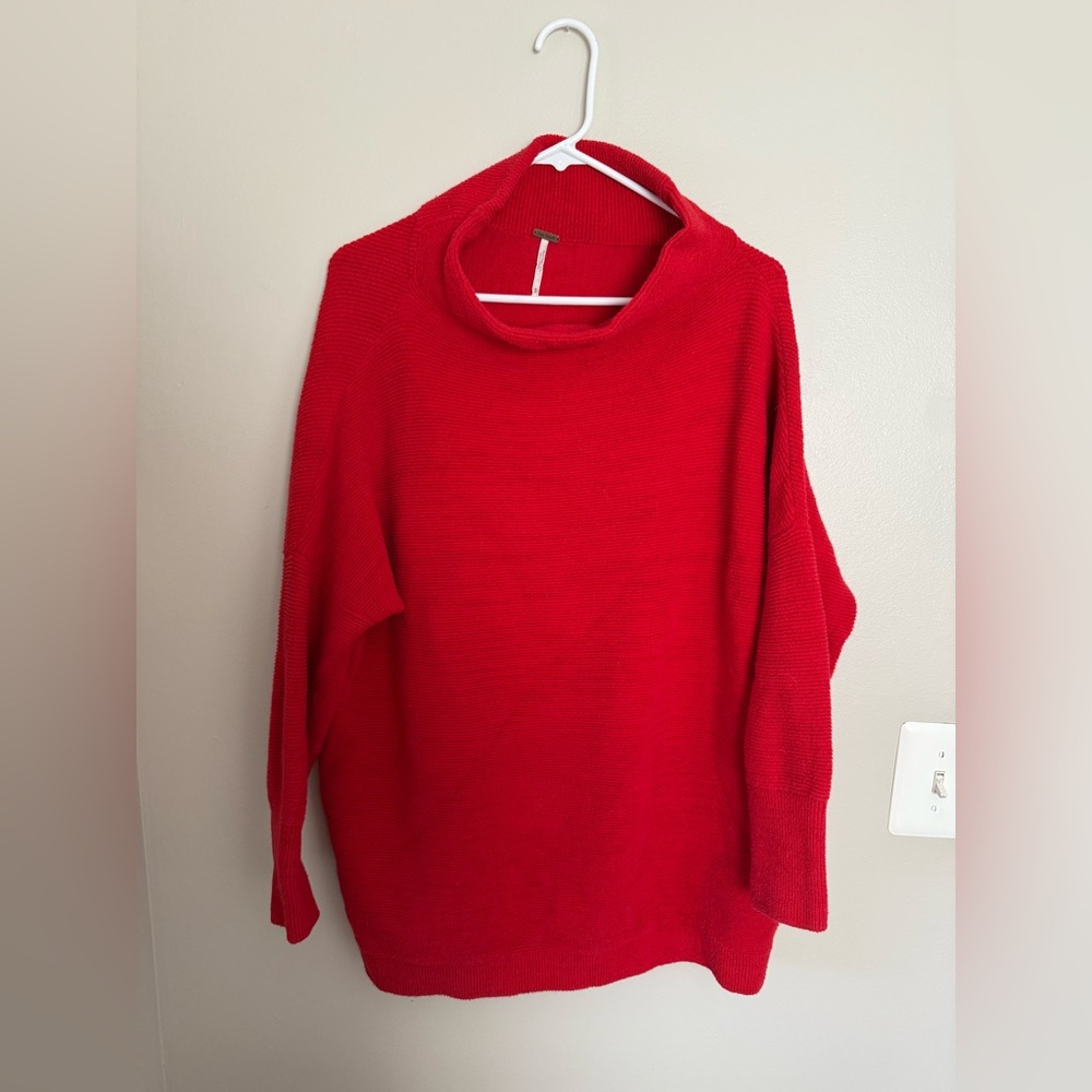 Free People Oversized Women's Mock Neck Sweater